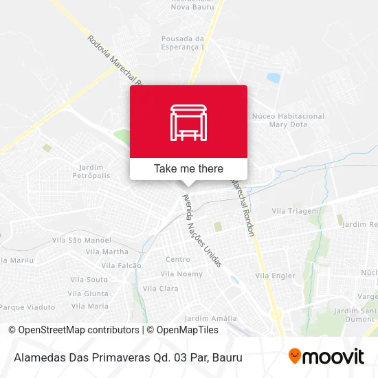 Alamedas Das Primaveras Qd. 03 Par map