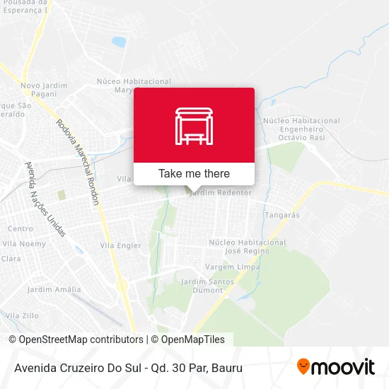 Avenida Cruzeiro Do Sul - Qd. 30 Par map