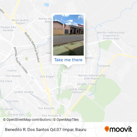 Benedito R. Dos Santos Qd.07 Impar map