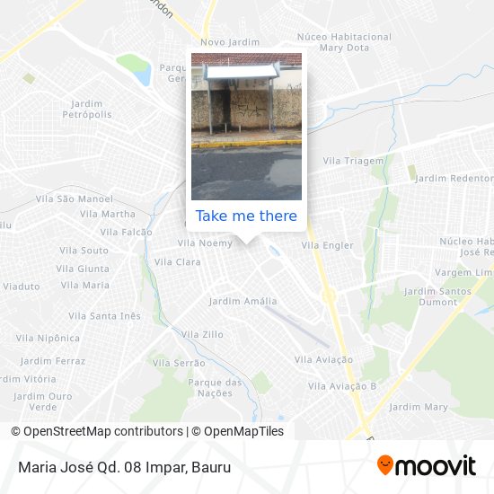 Maria José Qd. 08 Impar map