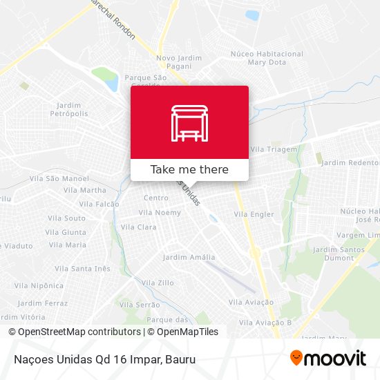 Naçoes Unidas Qd 16 Impar map