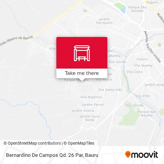 Bernardino De Campos Qd. 26 Par map