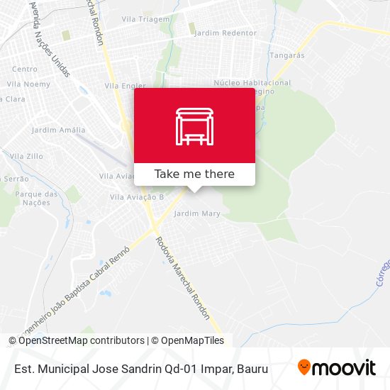 Mapa Est. Municipal Jose Sandrin Qd-01 Impar