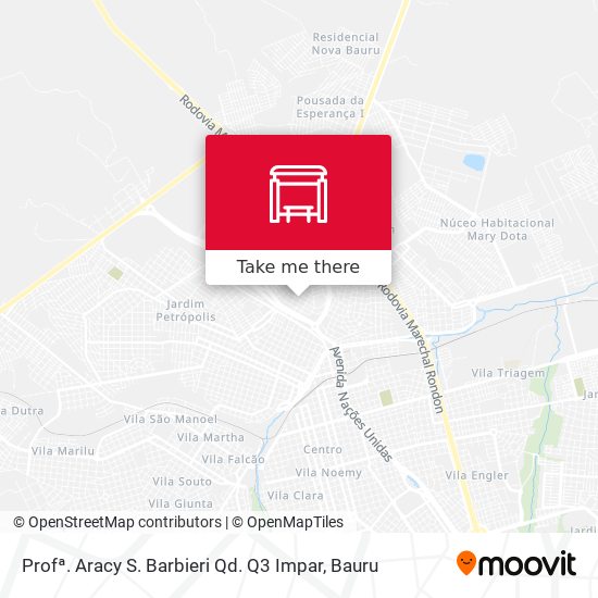 Profª. Aracy S. Barbieri Qd. Q3 Impar map