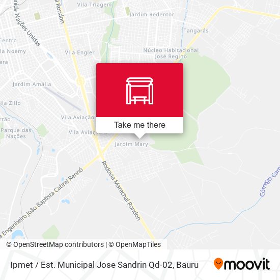 Ipmet / Est. Municipal Jose Sandrin Qd-02 map