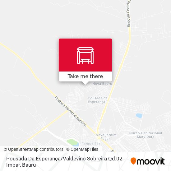 Pousada Da Esperança / Valdevino Sobreira Qd.02 Impar map