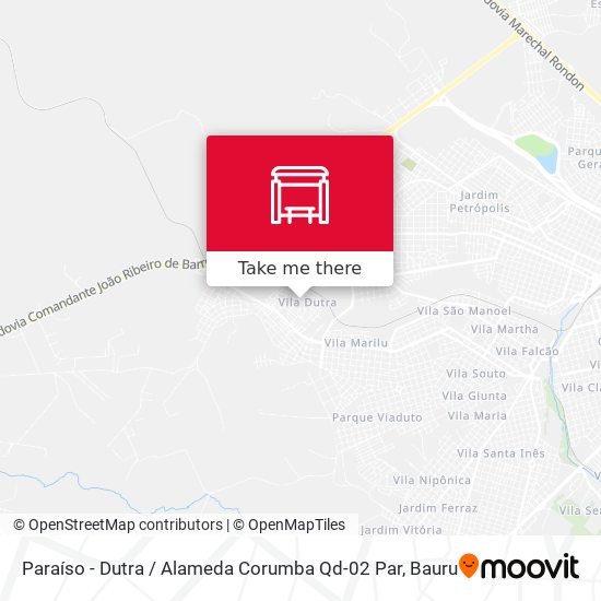 Paraíso - Dutra / Alameda Corumba Qd-02 Par map