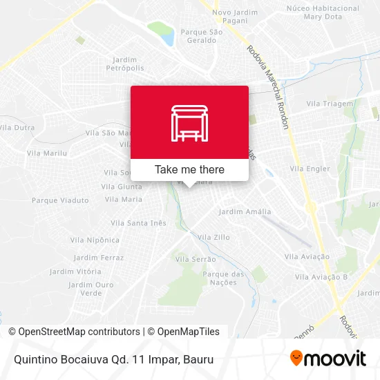 Quintino Bocaiuva Qd. 11 Impar map