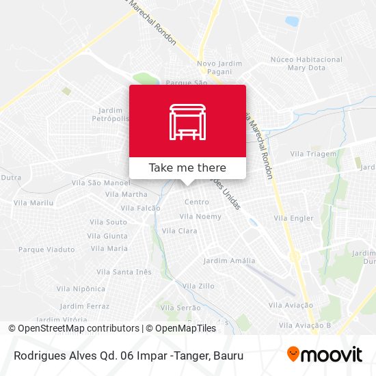 Rodrigues Alves Qd. 06 Impar -Tanger map