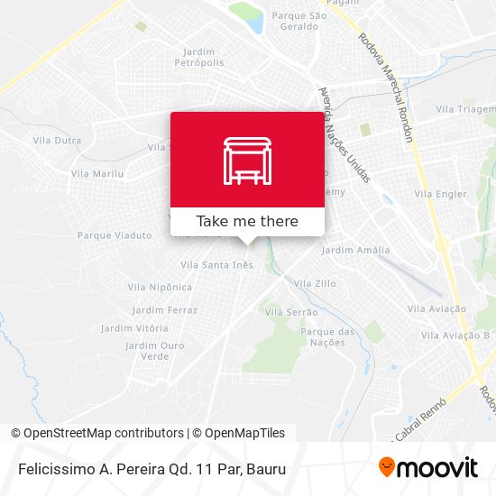 Felicissimo A. Pereira Qd. 11 Par map