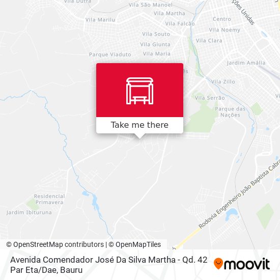 Avenida Comendador José Da Silva Martha - Qd. 42 Par Eta / Dae map