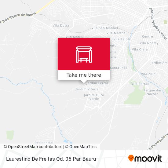 Laurestino De Freitas Qd. 05 Par map