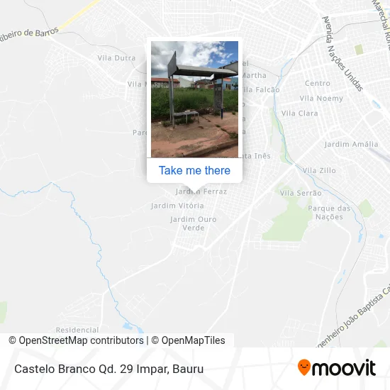 Castelo Branco Qd. 29 Impar map