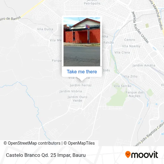 Castelo Branco Qd. 25 Impar map