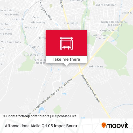 Affonso Jose Aiello Qd-05 Impar map