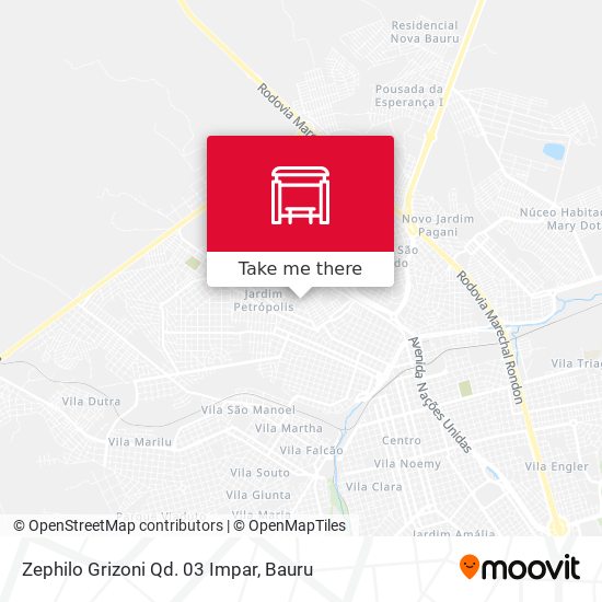 Zephilo Grizoni Qd. 03 Impar map