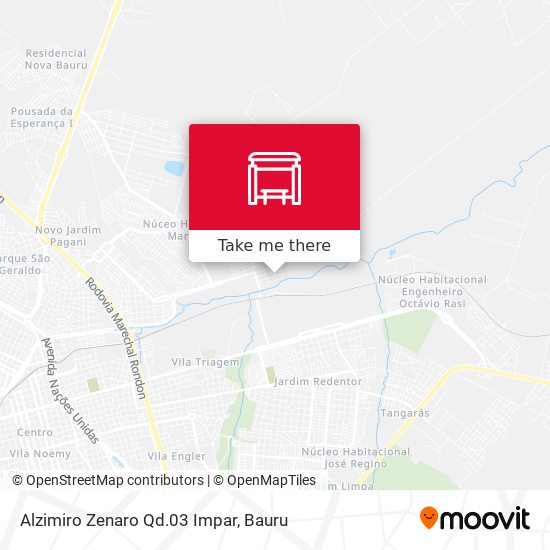Alzimiro Zenaro Qd.03 Impar map