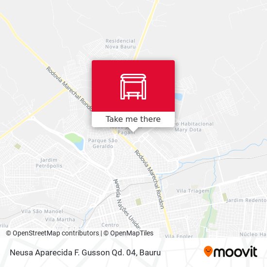 Neusa Aparecida F. Gusson Qd. 04 map