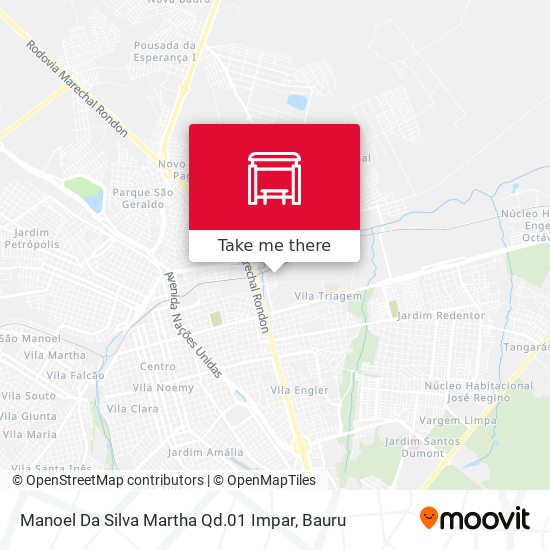 Manoel Da Silva Martha Qd.01 Impar map