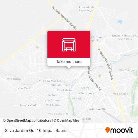 Mapa Silva Jardim Qd. 10 Impar