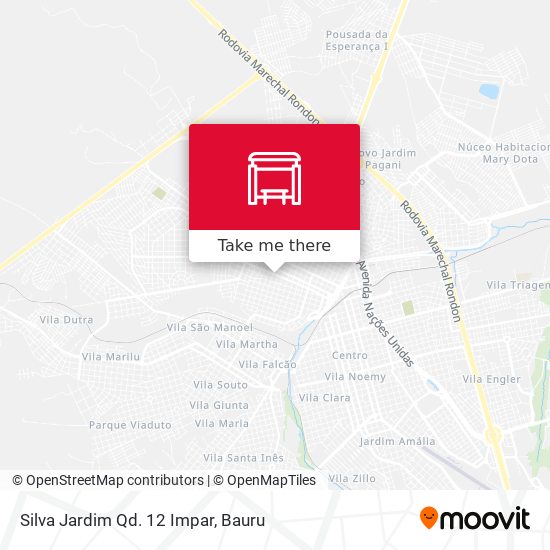 Mapa Silva Jardim Qd. 12 Impar