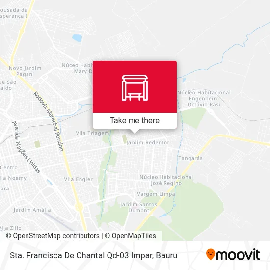 Sta. Francisca De Chantal Qd-03 Impar map