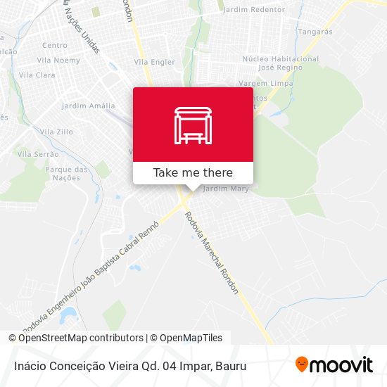 Inácio Conceição Vieira Qd. 04 Impar map
