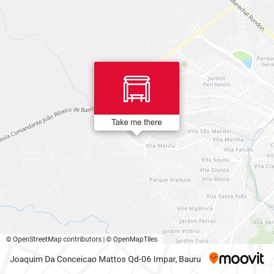 Joaquim Da Conceicao Mattos Qd-06 Impar map