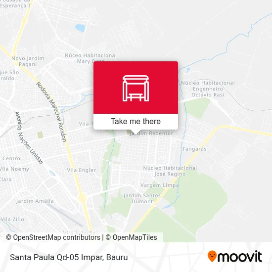 Santa Paula Qd-05 Impar map