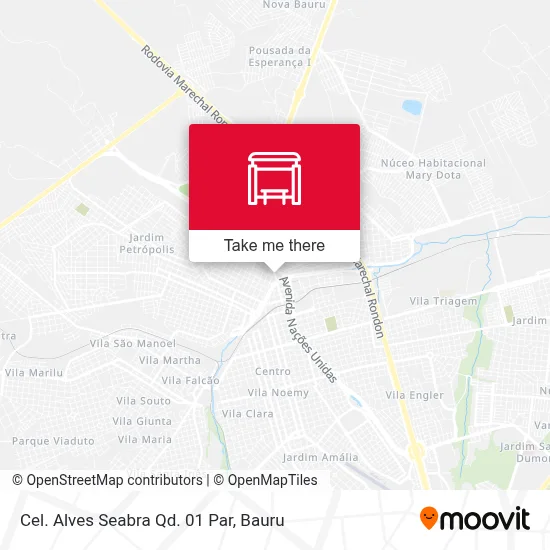 Cel. Alves Seabra Qd. 01 Par map