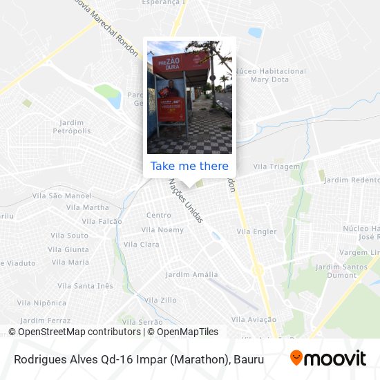 Mapa Rodrigues Alves Qd-16 Impar (Marathon)