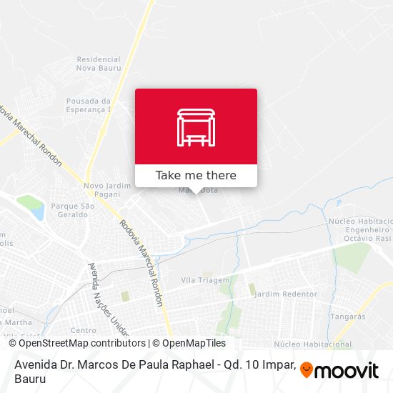 Avenida Dr. Marcos De Paula Raphael - Qd. 10 Impar map