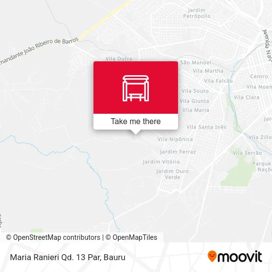 Maria Ranieri Qd. 13 Par map