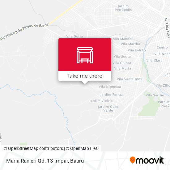 Maria Ranieri Qd. 13 Impar map