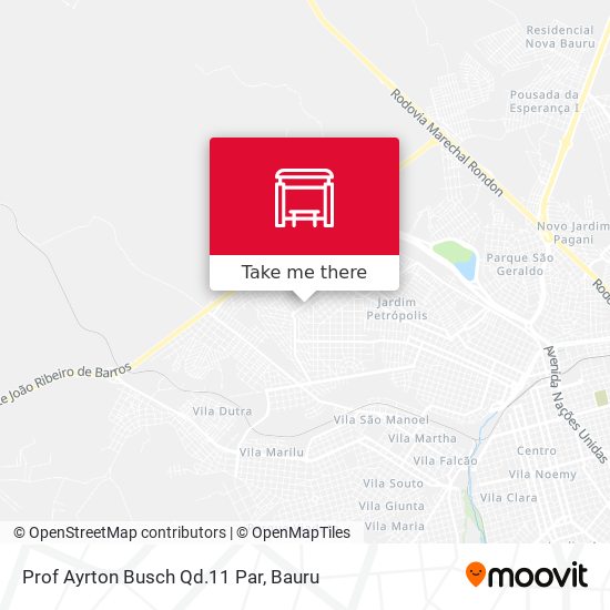 Prof Ayrton Busch Qd.11 Par map