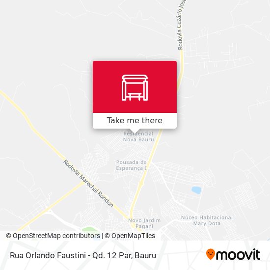 Rua Orlando Faustini - Qd. 12 Par map