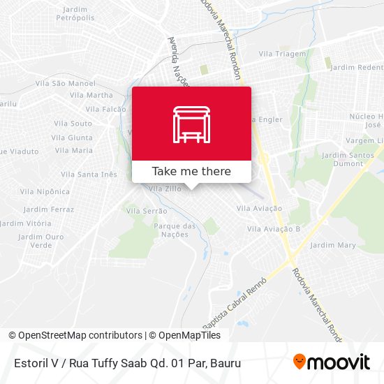 Estoril V / Rua Tuffy Saab Qd. 01 Par map