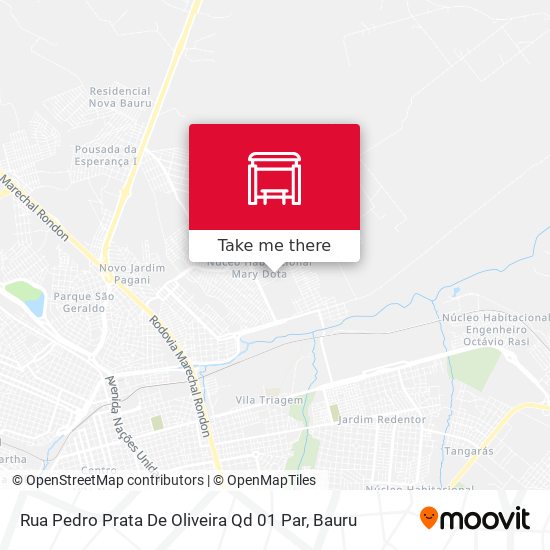 Rua Pedro Prata De Oliveira Qd 01 Par map