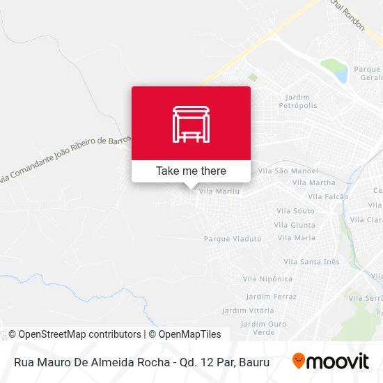 Rua Mauro De Almeida Rocha - Qd. 12 Par map