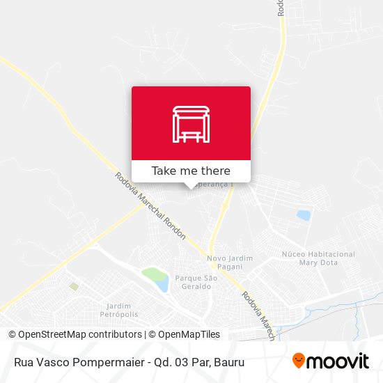 Rua Vasco Pompermaier - Qd. 03 Par map
