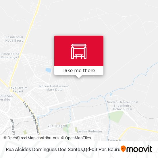 Mapa Rua Alcides Domingues Dos Santos,Qd-03 Par