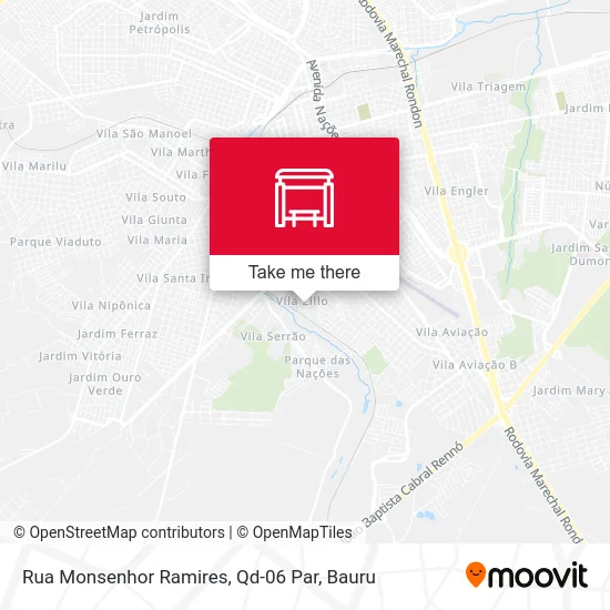 Rua Monsenhor Ramires, Qd-06 Par map