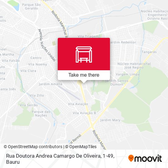 Rua Doutora Andrea Camargo De Oliveira, 1-49 map