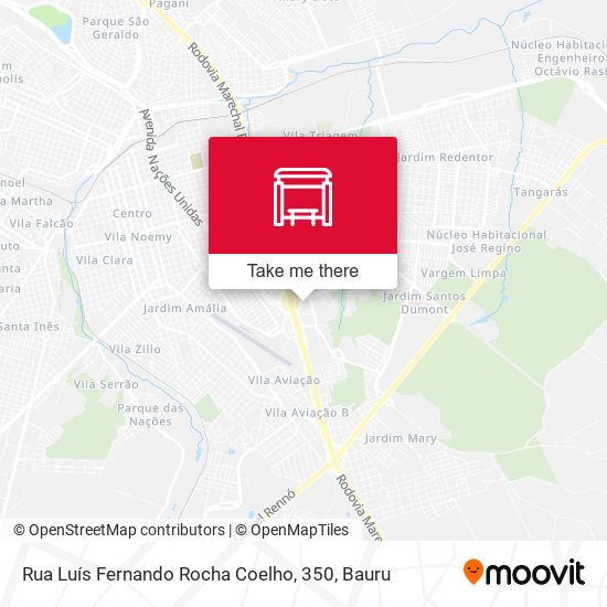 Rua Luís Fernando Rocha Coelho, 350 map