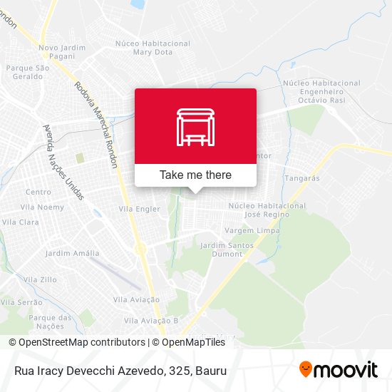 Rua Iracy Devecchi Azevedo, 325 map