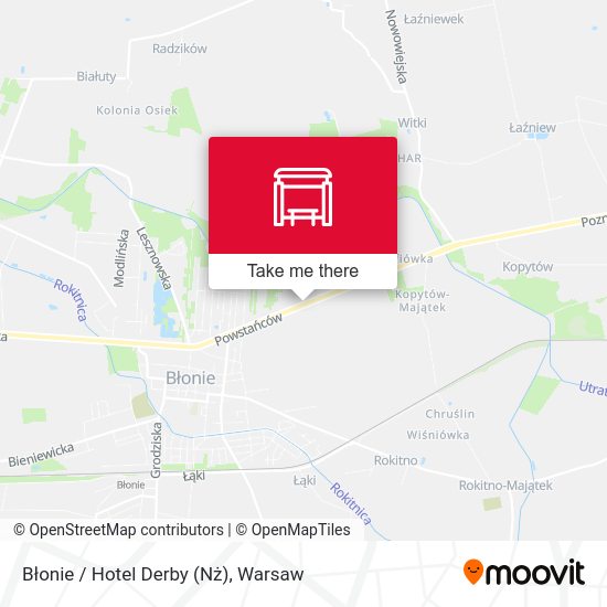 Błonie / Hotel Derby (Nż) map