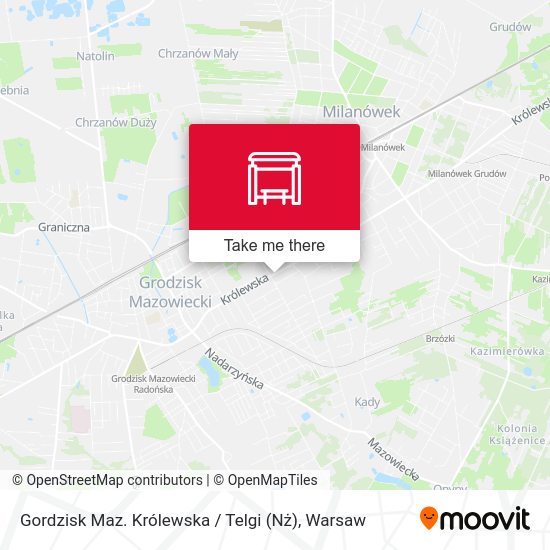 Gordzisk Maz. Królewska / Telgi (Nż) map