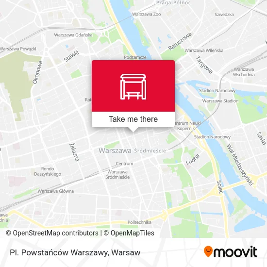 Карта Pl. Powstańców Warszawy