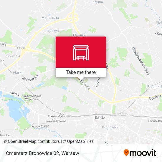 Cmentarz Bronowice 02 map