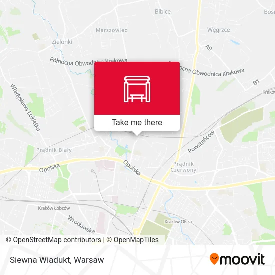 Карта Siewna Wiadukt